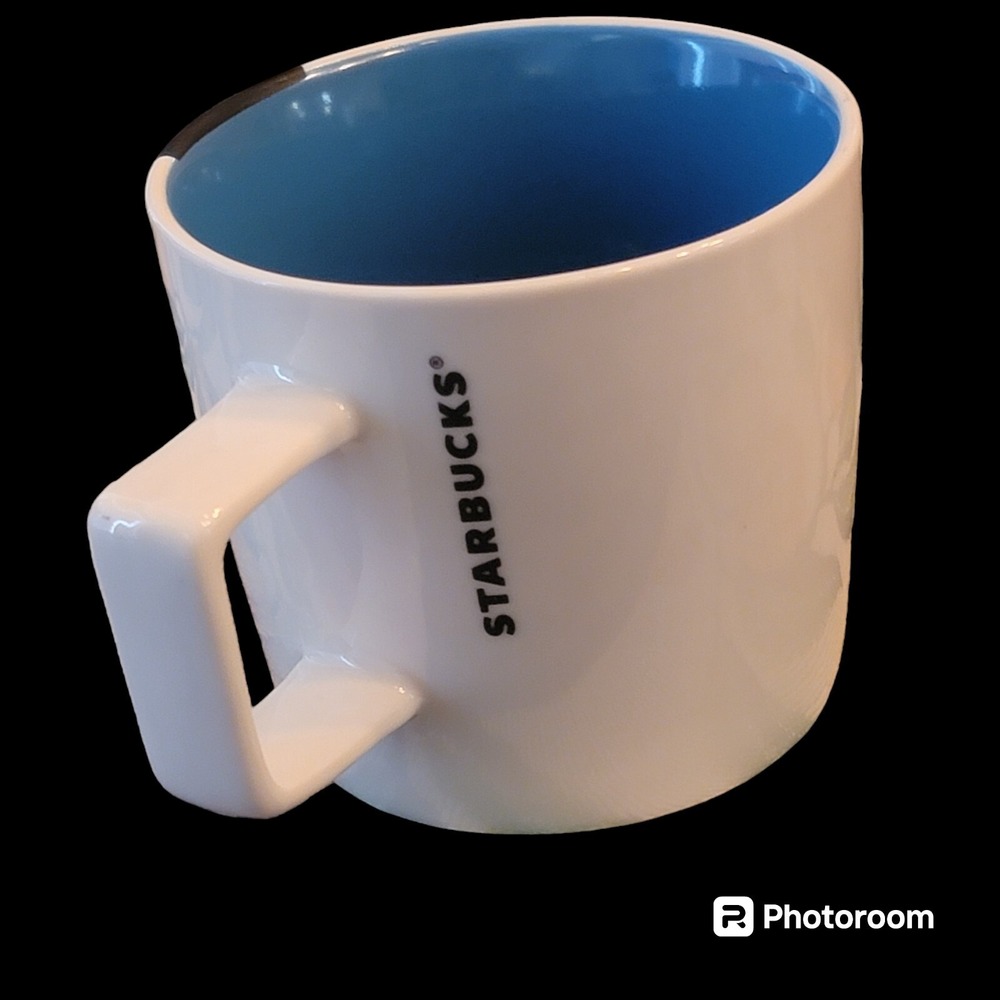 Starbucks Las Vegas Nevada Strip Coffee Tea Mug Cup‎ 14oz Mug Star Blue White - Picture 2 of 4